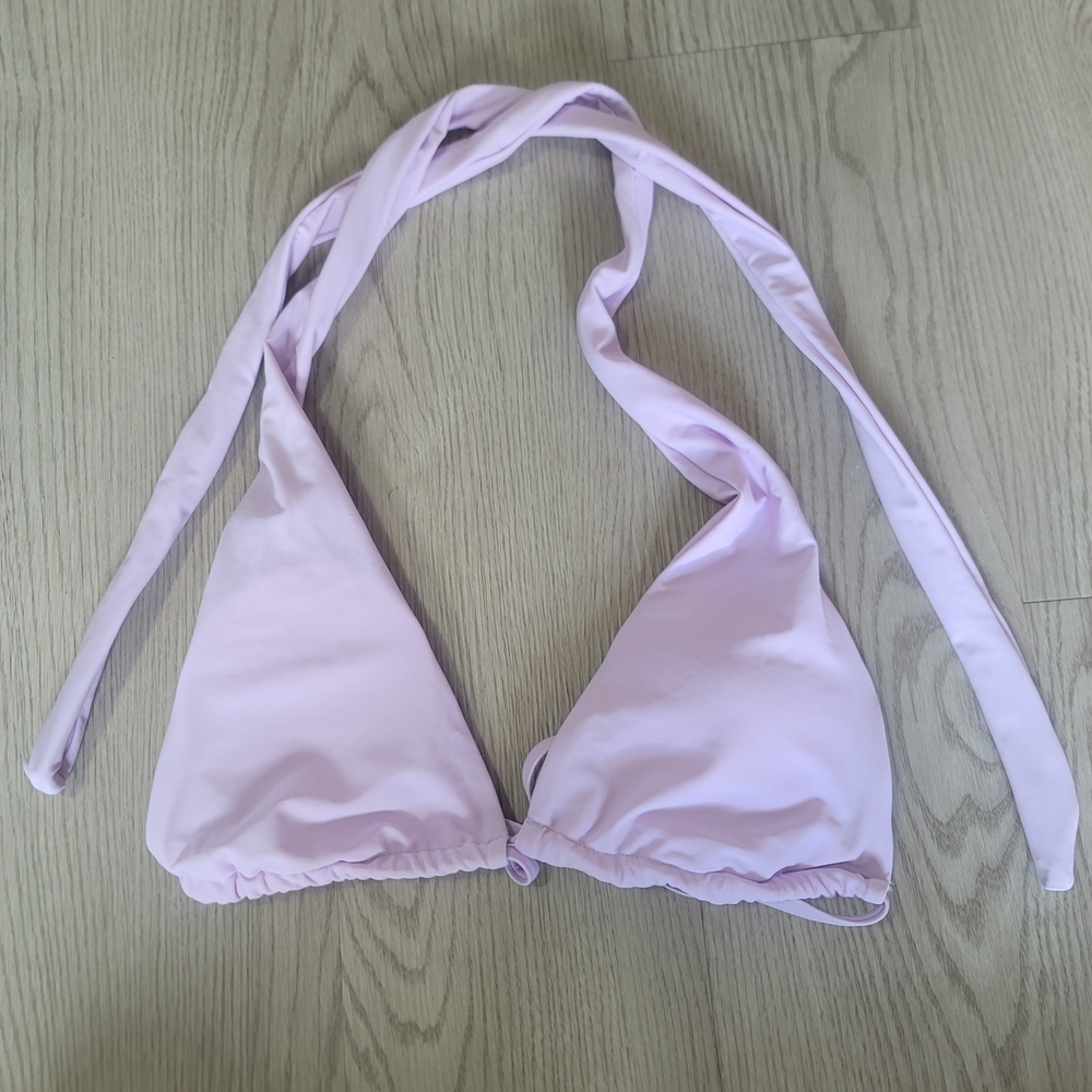 Lavender Triangle Bikini Top